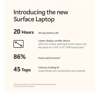Microsoft Surface Laptop – AI Powered Business & Creative Machine